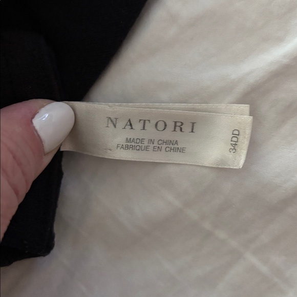 Natori BLACK cotton underwire sports bra 34DD. - Picture 15 of 16